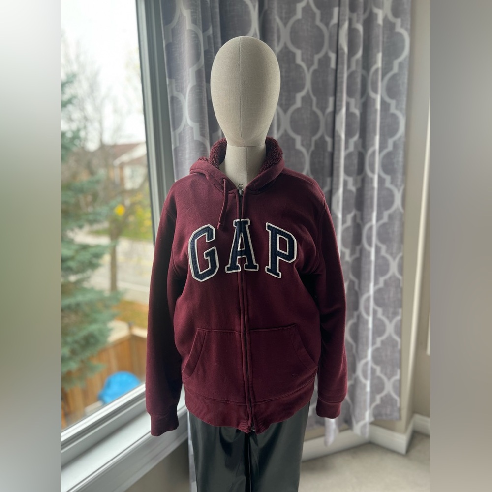 GAP Maroon Cotton Sweater